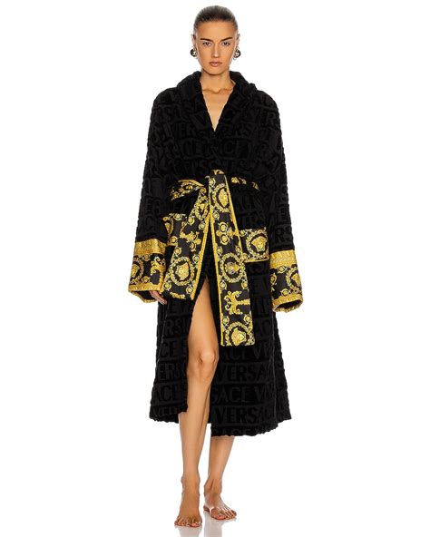 black versace bathrobe|Versace bathrobe cheap.